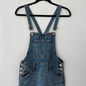 Women's Blue Denim Overalls Universal thread